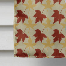 Load image into Gallery viewer, Basenji Fall Leaves Portrait Flag Canvas House Size