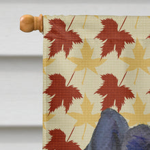 Load image into Gallery viewer, Chow Chow Fall Leaves Portrait Flag Canvas House Size