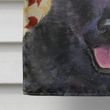 Load image into Gallery viewer, Australian Kelpie Fall Leaves Portrait Flag Canvas House Size