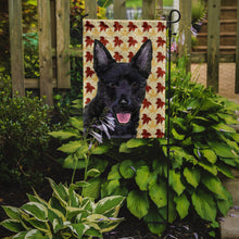 Load image into Gallery viewer, Australian Kelpie Fall Leaves Portrait Garden Flag – Decorative Outdoor Yard Flag