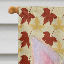 Load image into Gallery viewer, Chihuahua Fall Leaves Portrait Flag Canvas House Size