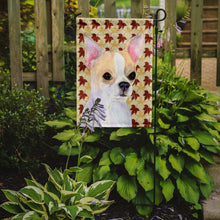 Load image into Gallery viewer, Chihuahua Fall Leaves Portrait Garden Flag – Decorative Outdoor Yard Flag