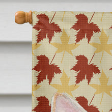 Load image into Gallery viewer, Chihuahua Fall Leaves Portrait Flag Canvas House Size