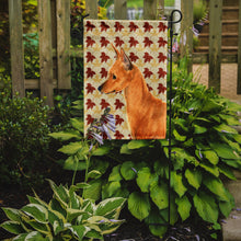Load image into Gallery viewer, Min Pin Fall Leaves Portrait Garden Flag – Decorative Outdoor Yard Flag