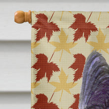 Load image into Gallery viewer, Skye Terrier Fall Leaves Portrait Flag Canvas House Size