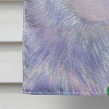 Load image into Gallery viewer, Siberian Husky St. Patrick's Day Shamrock Portrait Flag Canvas House Size