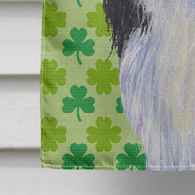 Load image into Gallery viewer, Japanese Chin St. Patrick's Day Shamrock Portrait Flag Canvas House Size