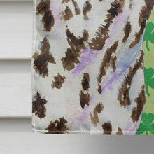 Load image into Gallery viewer, Dalmatian St. Patrick's Day Shamrock Portrait Flag Canvas House Size