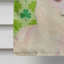 Load image into Gallery viewer, Chihuahua St. Patrick's Day Shamrock Portrait Flag Canvas House Size