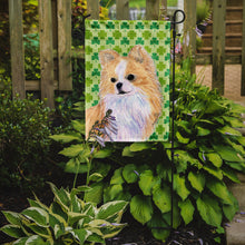Load image into Gallery viewer, Chihuahua St. Patrick's Day Shamrock Portrait Garden Flag – Decorative Outdoor Yard Flag