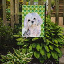 Load image into Gallery viewer, Maltese St. Patrick's Day Shamrock Portrait Garden Flag – Decorative Outdoor Yard Flag