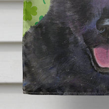 Load image into Gallery viewer, Australian Kelpie St. Patrick's Day Shamrock Portrait Flag Canvas House Size