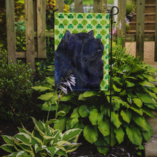 Load image into Gallery viewer, Chow Chow St. Patrick's Day Shamrock Portrait Garden Flag – Decorative Outdoor Yard Flag