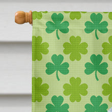 Load image into Gallery viewer, English Toy Spaniel St. Patrick's Day Shamrock Portrait Flag Canvas House Size