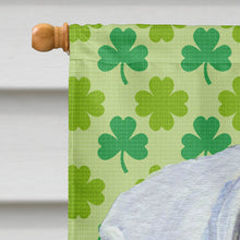 Load image into Gallery viewer, Boxer St. Patrick's Day Shamrock Portrait Flag Canvas House Size