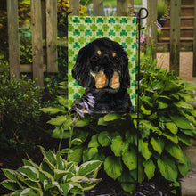 Load image into Gallery viewer, Gordon Setter St. Patrick's Day Shamrock Portrait Garden Flag – Decorative Outdoor Yard Flag