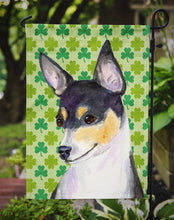 Load image into Gallery viewer, Chihuahua St. Patrick's Day Shamrock Portrait Garden Flag – Decorative Outdoor Yard Flag