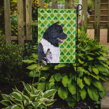 Load image into Gallery viewer, Akita St. Patrick's Day Shamrock Portrait Garden Flag – Decorative Outdoor Yard Flag