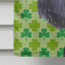 Load image into Gallery viewer, Giant Schnauzer St. Patrick's Day Shamrock Flag Canvas House Size