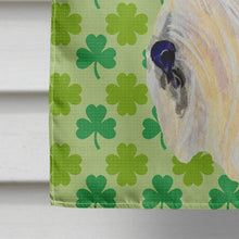 Load image into Gallery viewer, Scottish Terrier St. Patrick's Day Shamrock Portrait Flag Canvas House Size
