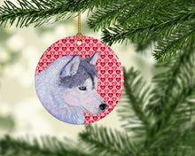 Load image into Gallery viewer, Siberian Husky  Ceramic Ornament