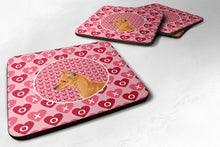 Load image into Gallery viewer, Min Pin  Coasters - Set of 4 Lightweight Foam, Absorbent Drink Coasters