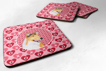 Load image into Gallery viewer, Collie Smooth  Coasters - Set of 4 Lightweight Foam, Absorbent Drink Coasters