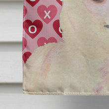Load image into Gallery viewer, Chihuahua Hearts Love and Valentine's Day Portrait Flag Canvas House Size