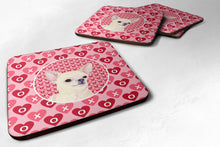 Load image into Gallery viewer, Chihuahua  Coasters - Set of 4 Lightweight Foam, Absorbent Drink Coasters