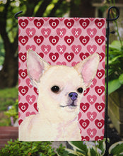 Load image into Gallery viewer, Chihuahua Hearts Love and Valentine's Day Portrait Garden Flag – Decorative Outdoor Yard Flag