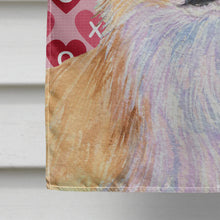 Load image into Gallery viewer, Chihuahua Hearts Love and Valentine's Day Portrait Flag Canvas House Size
