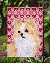 Load image into Gallery viewer, Chihuahua Hearts Love and Valentine's Day Portrait Garden Flag – Decorative Outdoor Yard Flag