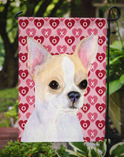 Load image into Gallery viewer, Chihuahua Hearts Love and Valentine's Day Portrait Garden Flag – Decorative Outdoor Yard Flag