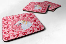 Load image into Gallery viewer, Borzoi  Coasters - Set of 4 Lightweight Foam, Absorbent Drink Coasters