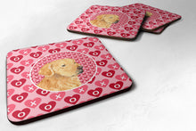 Load image into Gallery viewer, Golden Retriever  Coasters - Set of 4 Lightweight Foam, Absorbent Drink Coasters