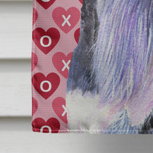 Load image into Gallery viewer, Schnauzer Hearts Love Valentine's Day Flag Canvas House Size