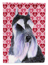 Load image into Gallery viewer, Schnauzer Hearts Love Valentine's Day Flag Canvas House Size
