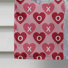 Load image into Gallery viewer, Bedlington Terrier Hearts Love and Valentine's Day  Flag Canvas House Size
