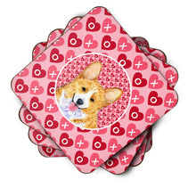 Load image into Gallery viewer, Corgi  Coasters - Set of 4 Lightweight Foam, Absorbent Drink Coasters