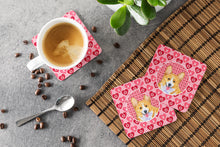 Load image into Gallery viewer, Corgi  Coasters - Set of 4 Lightweight Foam, Absorbent Drink Coasters
