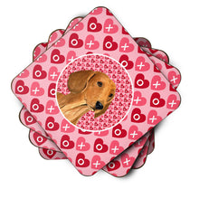 Load image into Gallery viewer, Dachshund  Coasters - Set of 4 Lightweight Foam, Absorbent Drink Coasters