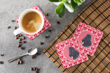 Load image into Gallery viewer, Briard  Coasters - Set of 4 Lightweight Foam, Absorbent Drink Coasters