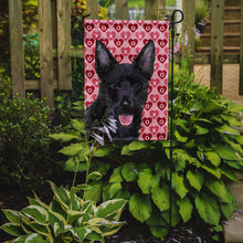 Load image into Gallery viewer, Australian Kelpie Hearts Love Valentine's Day Garden Flag – Decorative Outdoor Yard Flag