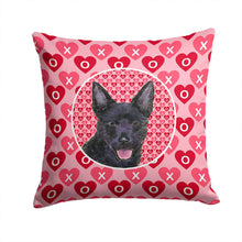 Load image into Gallery viewer, Australian Kelpie Hearts Love Valentine's Day Throw Pillow - 14x14 Decorative Pillow – Art for Your Home &amp; Patio SS4498PW1414