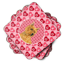 Load image into Gallery viewer, Norwich Terrier  Coasters - Set of 4 Lightweight Foam, Absorbent Drink Coasters