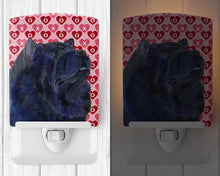 Load image into Gallery viewer, Chow Chow Hearts Love and Valentine's Day Portrait Ceramic Night Light SS4501CNL
