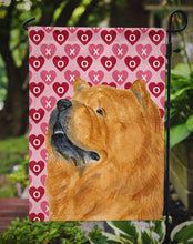 Load image into Gallery viewer, Chow Chow Hearts Love and Valentine's Day Portrait Garden Flag – Decorative Outdoor Yard Flag