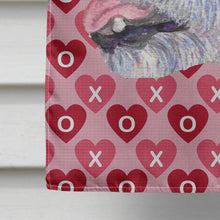 Load image into Gallery viewer, Jack Russell Terrier Hearts Love and Valentine's Day  Flag Canvas House Size