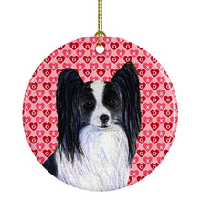 Load image into Gallery viewer, Papillon  Ceramic Ornament