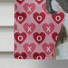 Load image into Gallery viewer, Boxer Hearts Love and Valentine's Day Portrait Flag Canvas House Size